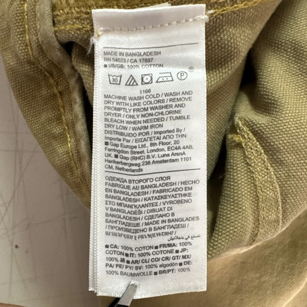 Banana Republic Double Knee Carpenter Pants Mens 34x28 Straight Workwear Utility